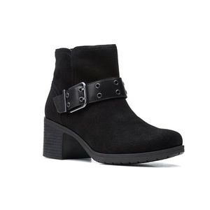 Clarks Hollis Star Buckled Booties